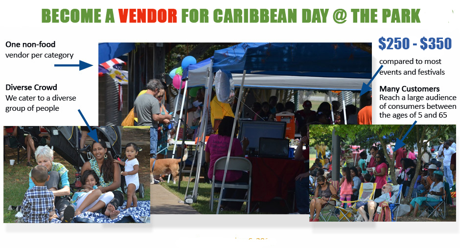 Vendor Caribbean day at the park, Huntsville, AL